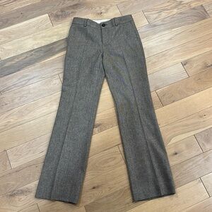 Banana Republic, brown tweed wool trousers, size 0